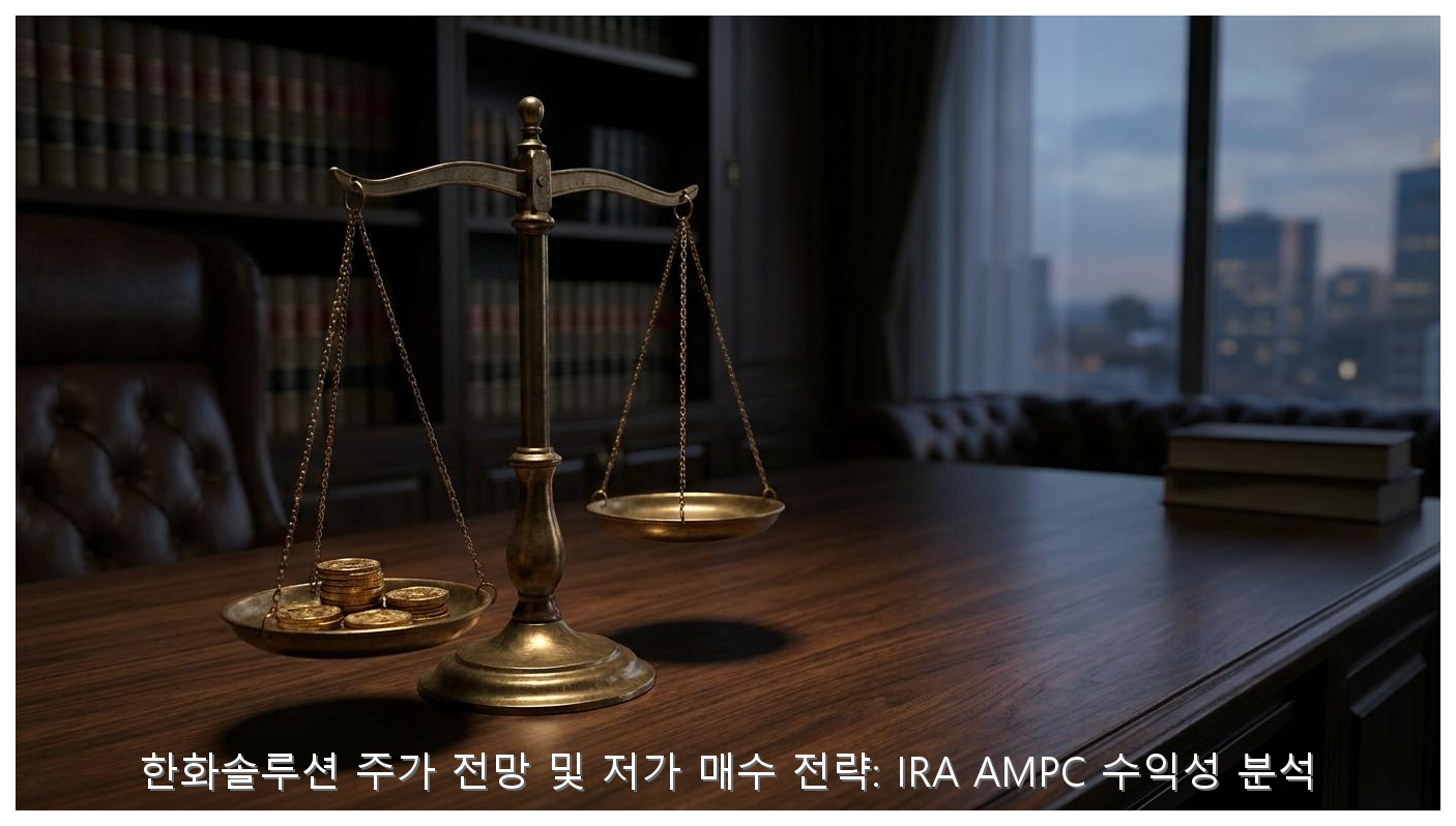 한화솔루션 주가 전망 및 저가 매수 전략: IRA AMPC 수익성 분석 핵심 안내 및 분석 인포그래픽 (6)