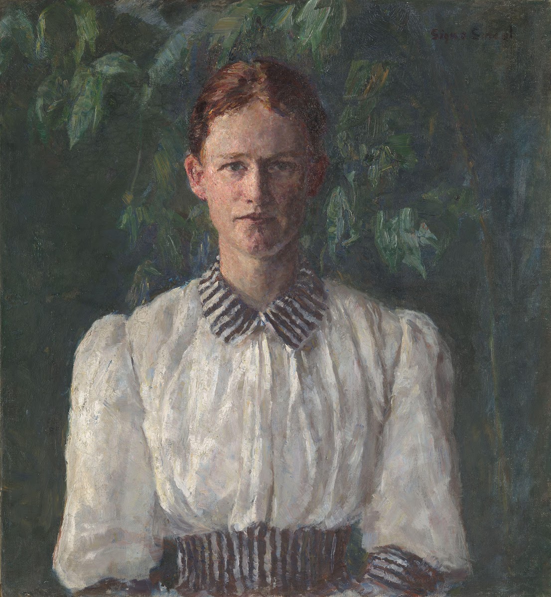 Portrait of the Painter Helga Ring 1890