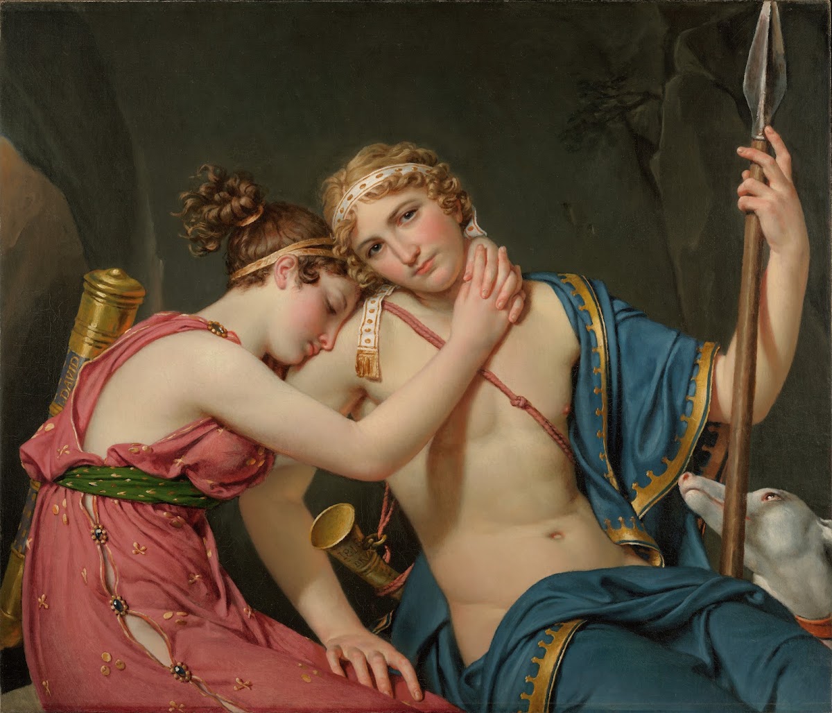 The Farewell Of Telemachus And Eucharis 1818
