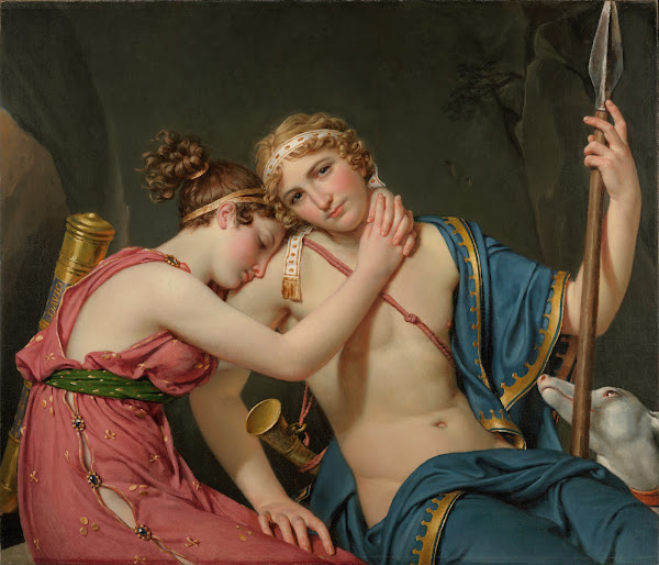 The Farewell Of Telemachus And Eucharis 1818