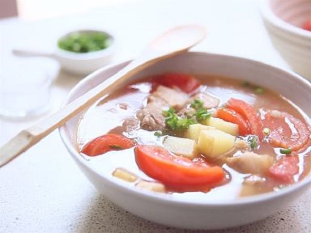 Canh Khoai Tây Nấu Thịt Ba Chỉ