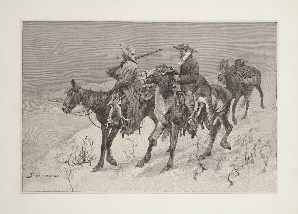 Thanksgiving dinner for the ranch 1888