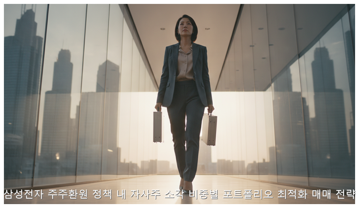 삼성전자 자사주 소각 비중별 매매 전략 핵심 안내 및 분석 인포그래픽 (3)
