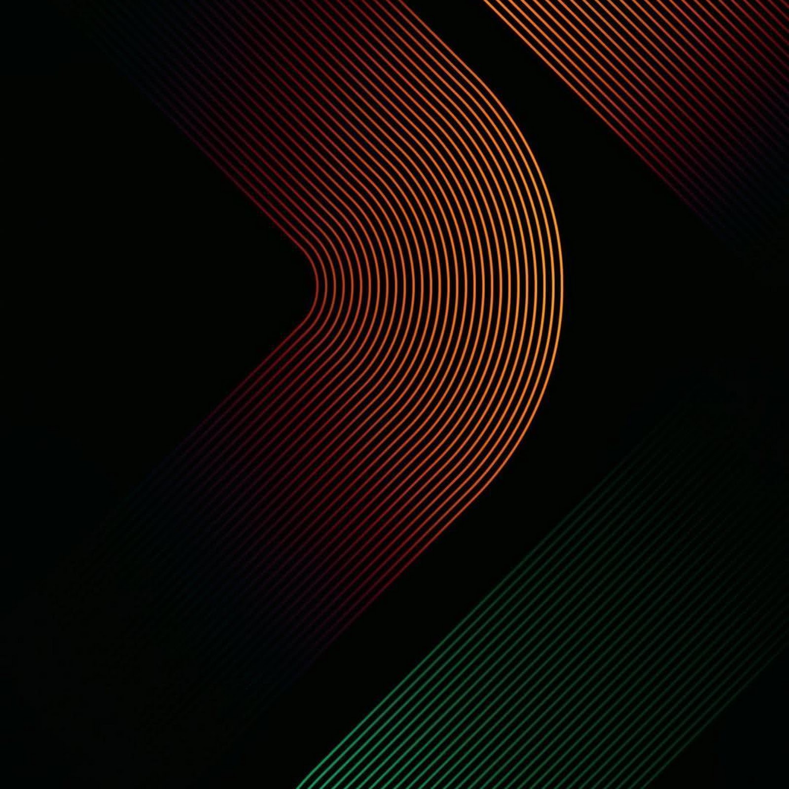 Download Abstract Curved Stripe Waves Full HD iPhone