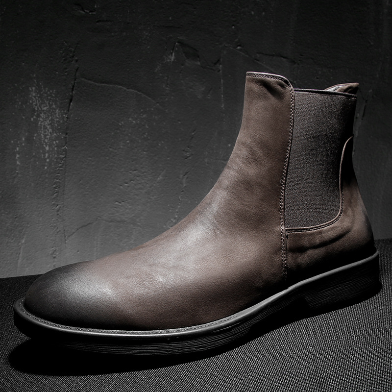 Men's Leather Chelsea Boots