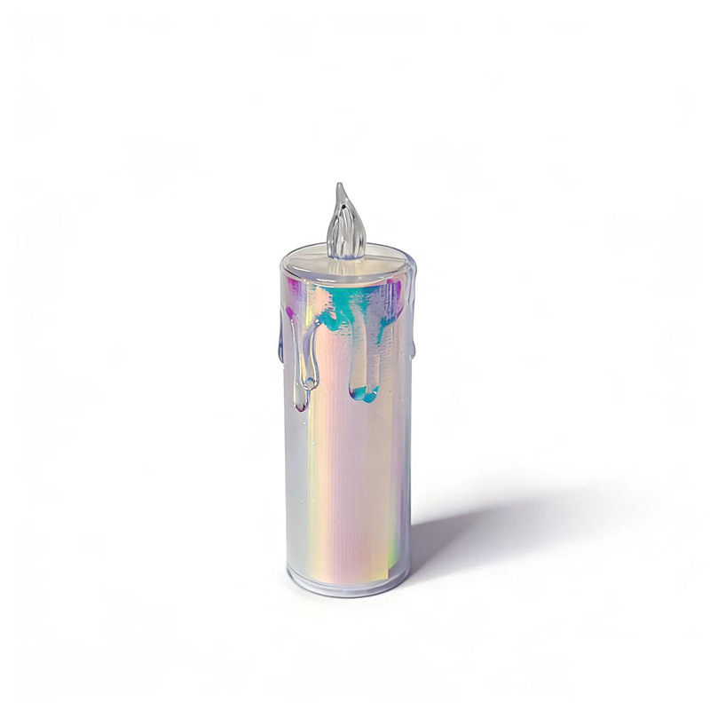 LED Crystal Candle with Star Sky Effect