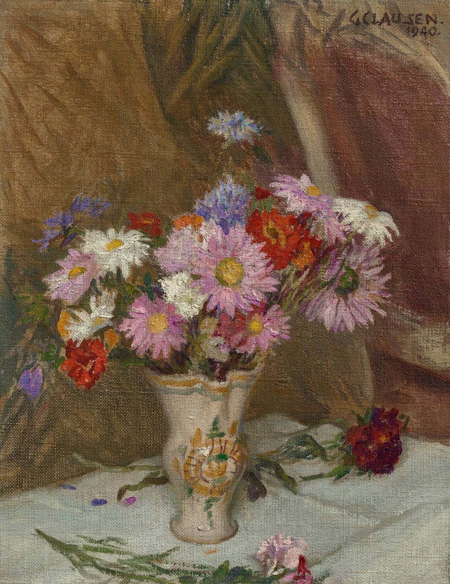 Michaelmas Daisies and Cornflowers 1940
