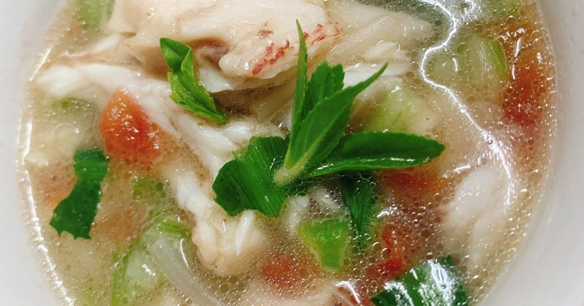 Canh chua cá diêu hồng- ăn dặm cùng con