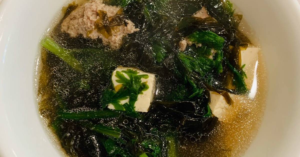 Canh rau tần ô