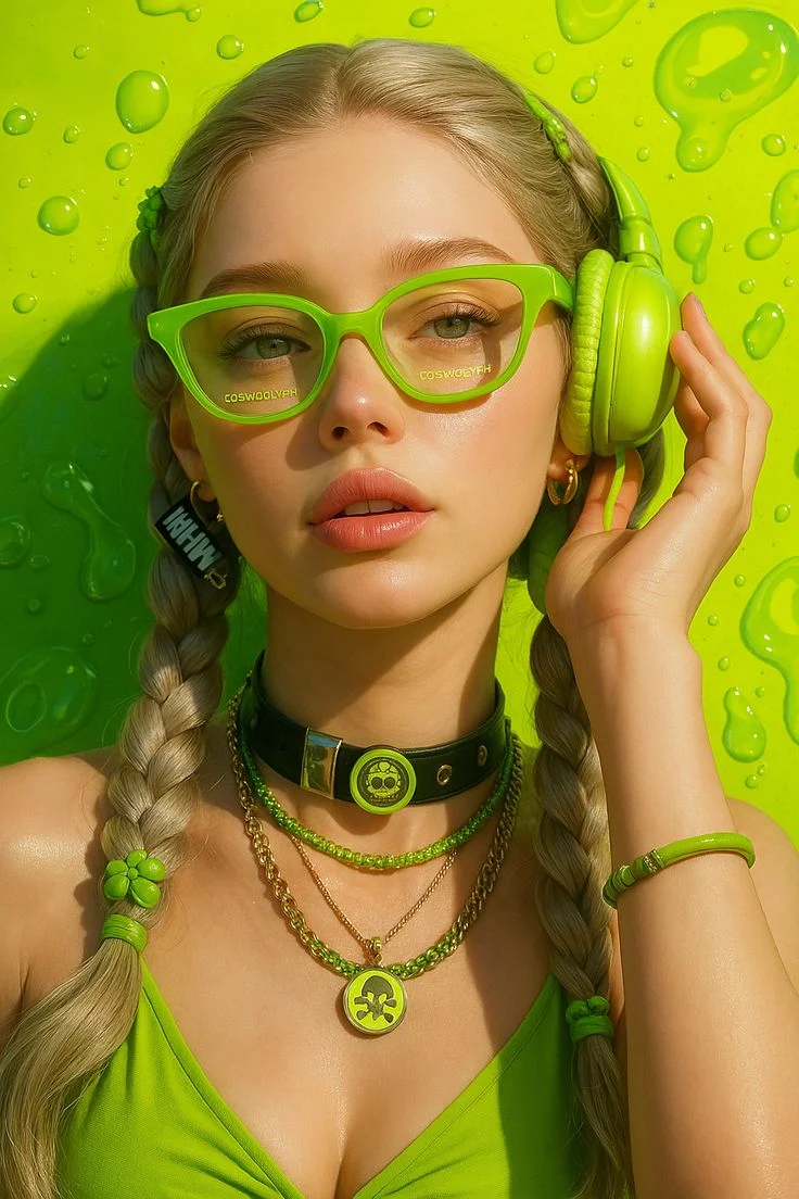 Moda en primer plano ultrarrealista