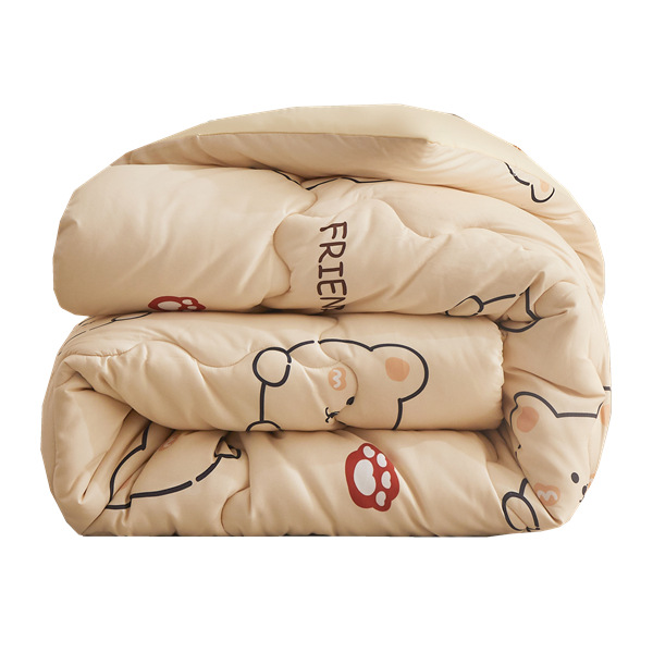 Synthetic fiber comforter, four seasons