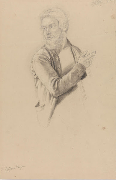 Bearded young man Between 1839 and 1841