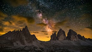 Night Mountains Wallpaper