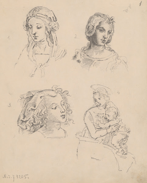 Drawings of Compositions by Italian Renaissance Painters 1887