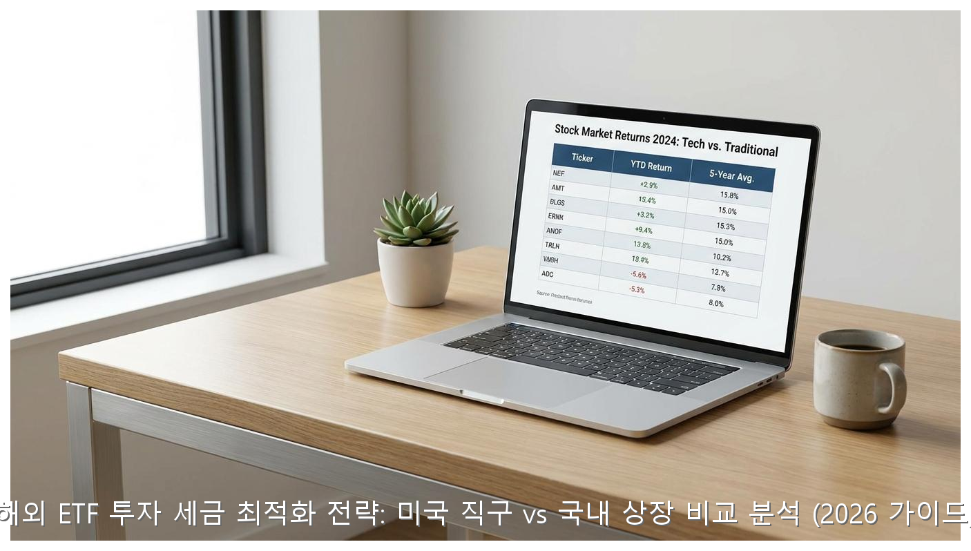 해외 ETF 세금 미국 vs 국내 비교 분석 핵심 안내 및 분석 인포그래픽 (7)