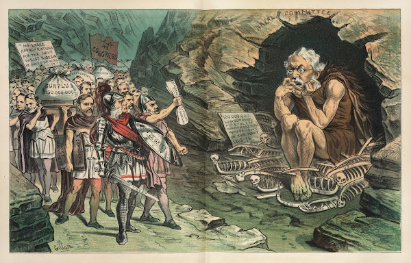 The new political pilgrims progress  passing the ogre 1882