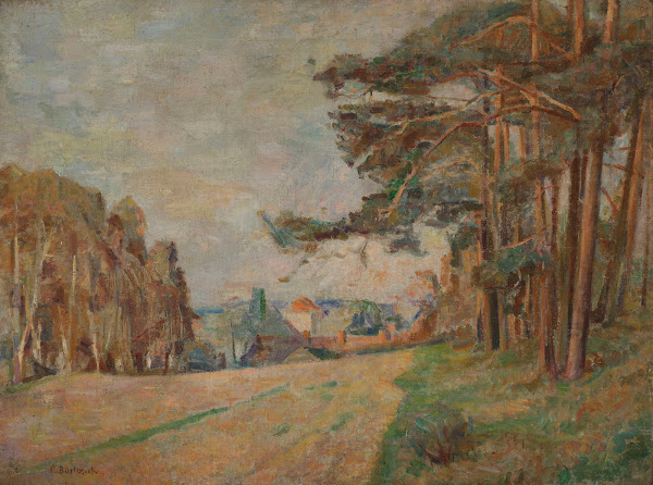 Landscape with Pine Trees