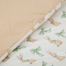 Children's changeable bedding set 4 el Twins Satin Limited Rabbit green 