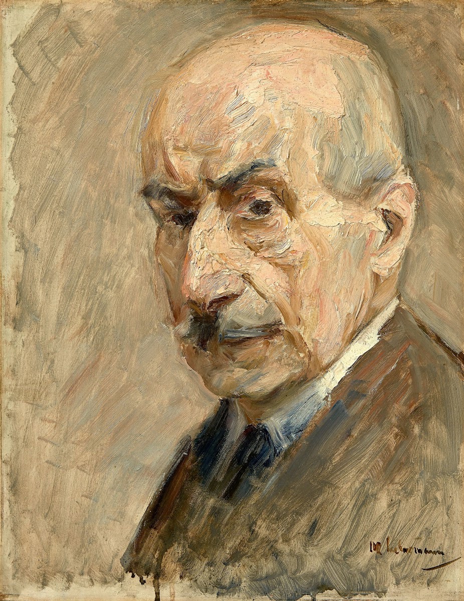 Selbstbildnis Büste im Dreiviertelprofil nach links 1922
