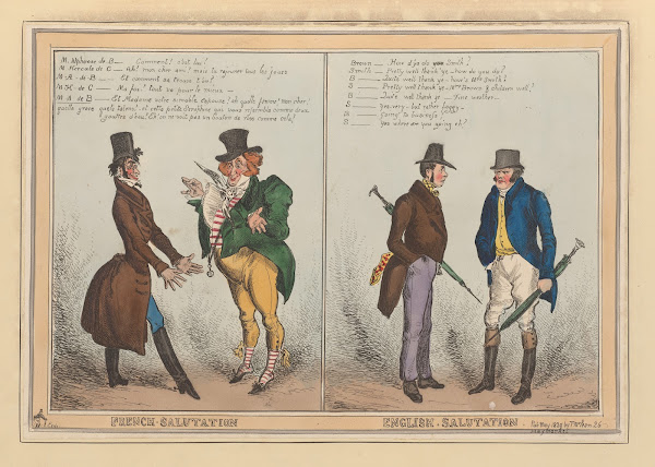 French Salutation English Salutation 1827 1829