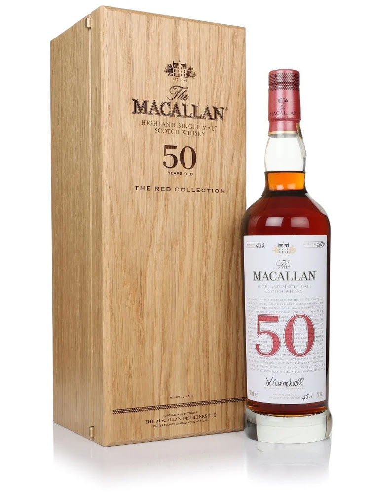 The Macallan 50 Year Old - The Red Collection 2020 Release 70cl Whisky