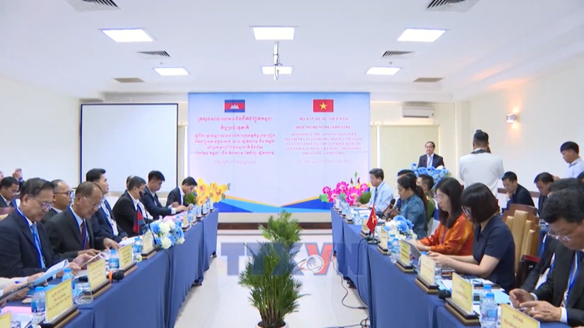 Thống nhất triển khai liên vận quốc tế qua cửa khẩu Tân Nam - Meun Chey - Bnews