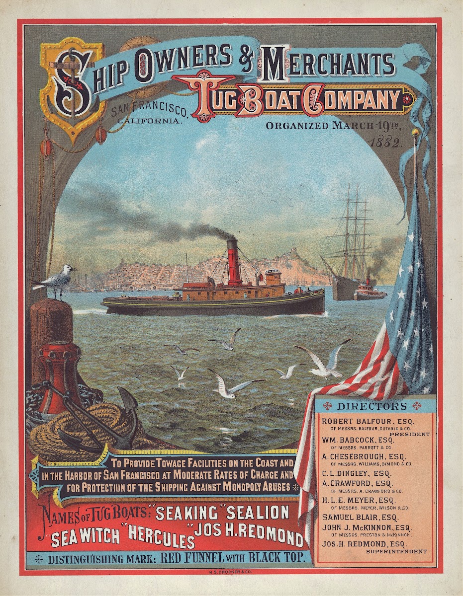 Ship Owners And Merchant Tug Boat Company After 1882