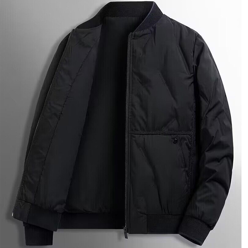 Herren-Winterjacke, gefüttert, wendbar