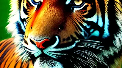 Tiger, Carnivores, Felidae, Cat, Head 2K iPhone Wallpaper Background