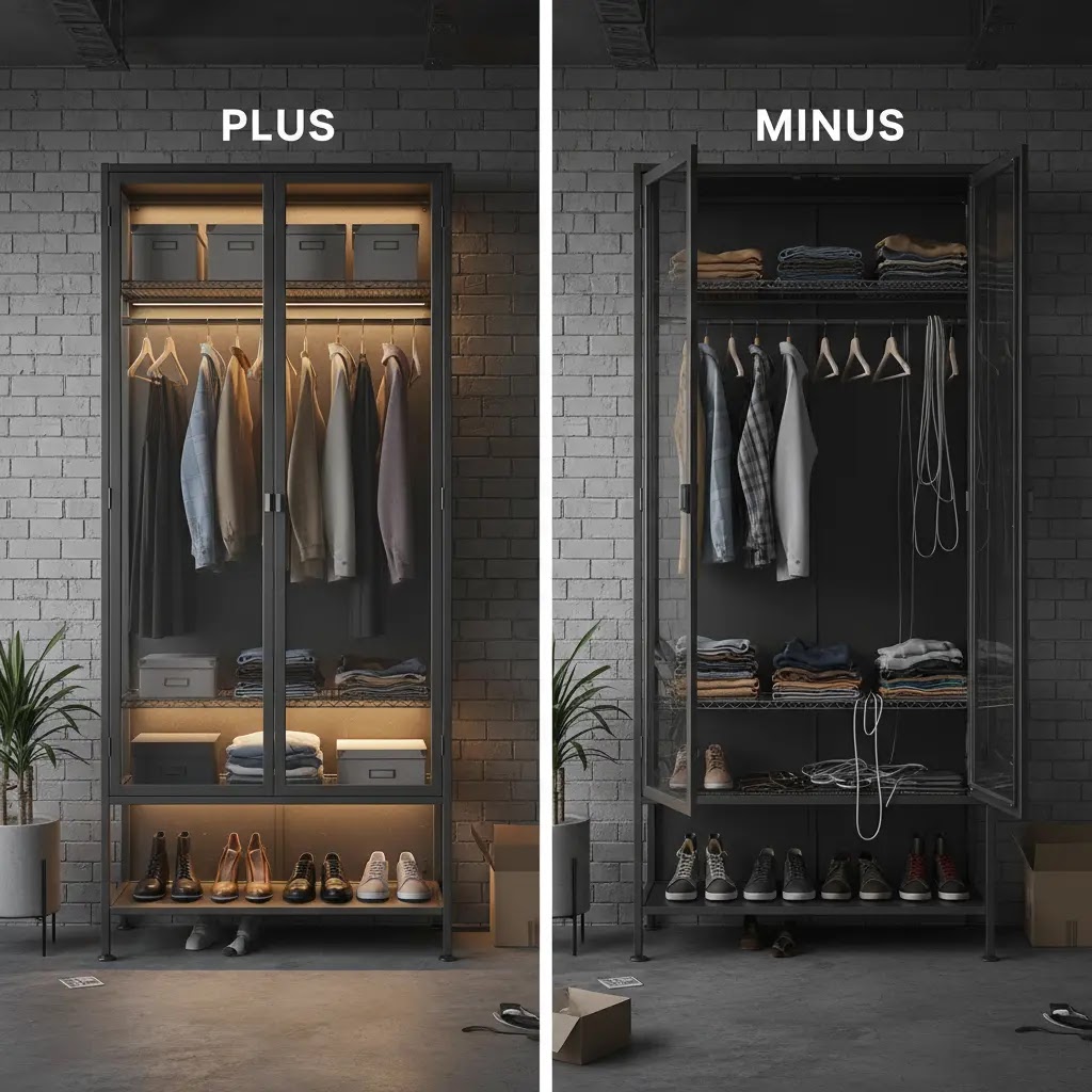Plus Minus Lemari Gantung Besi untuk Kebutuhan Hunian
