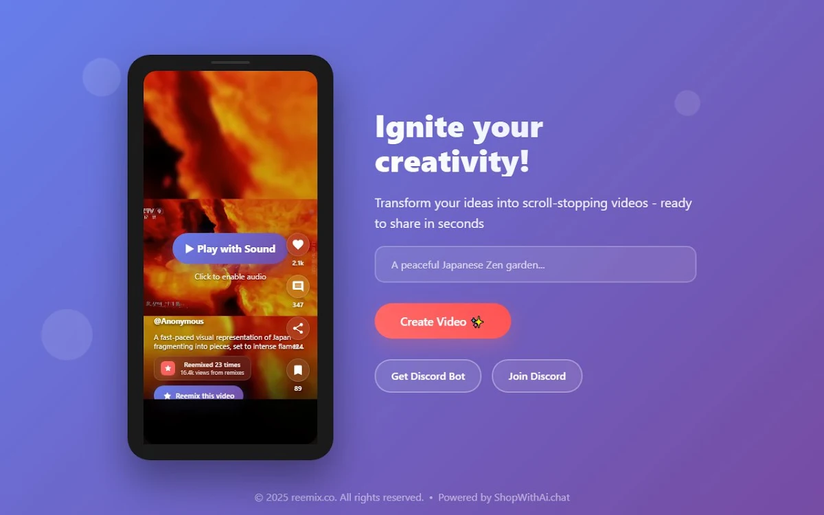 Captura de Reemix.co