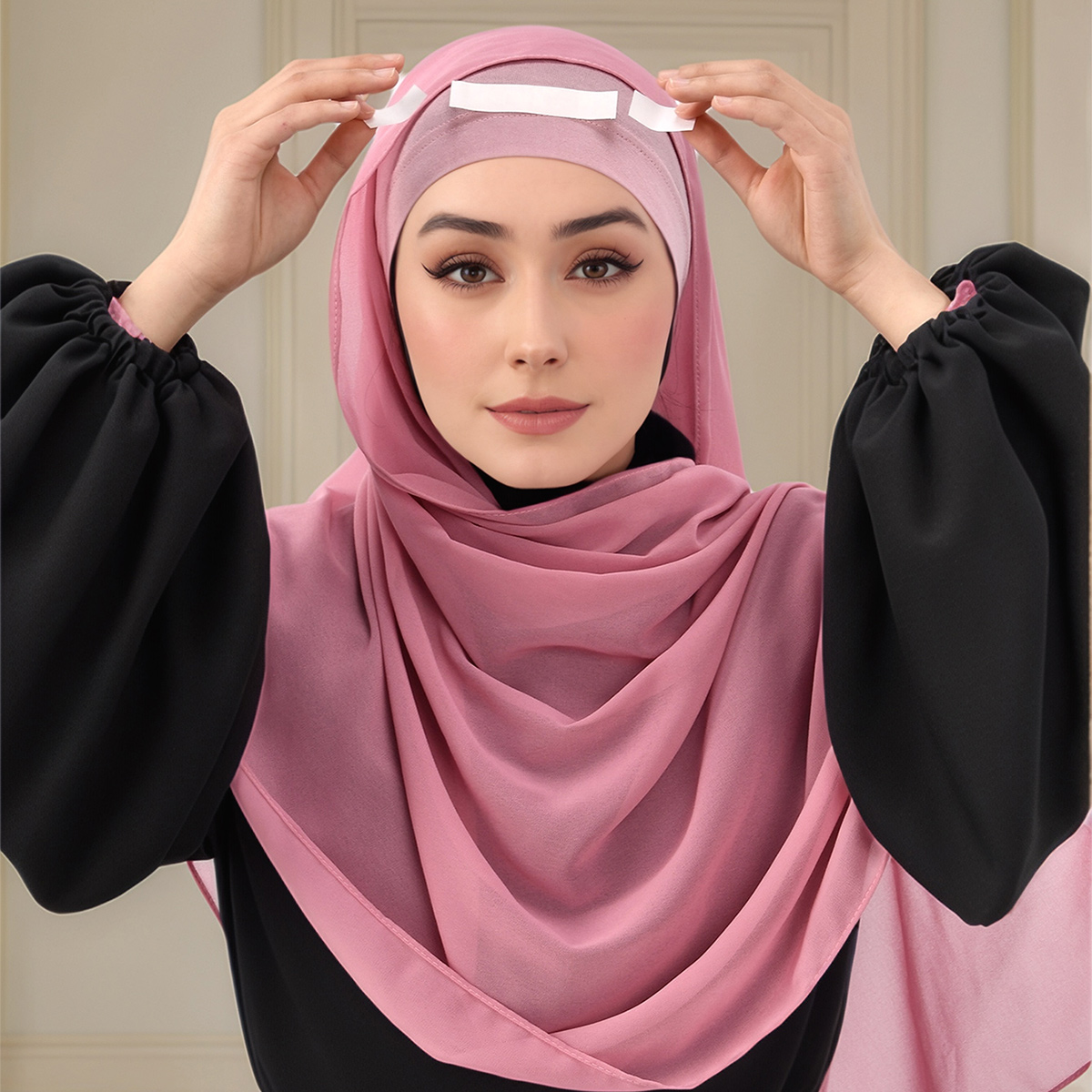 Invisible No-Slip Hijab Grip Tape | Secure Comfort Forehead Band for All-Day Wear