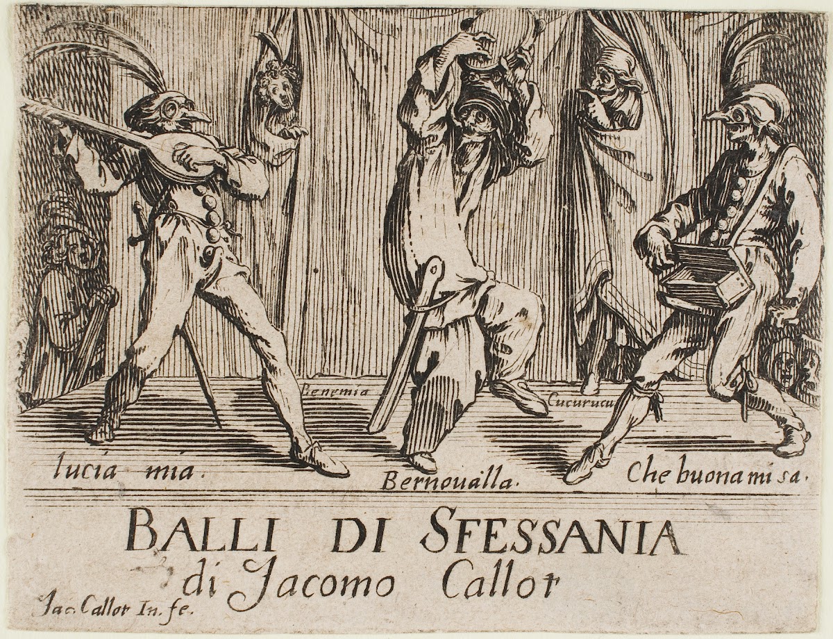 Frontispiece to Balli di Sfessania 1631