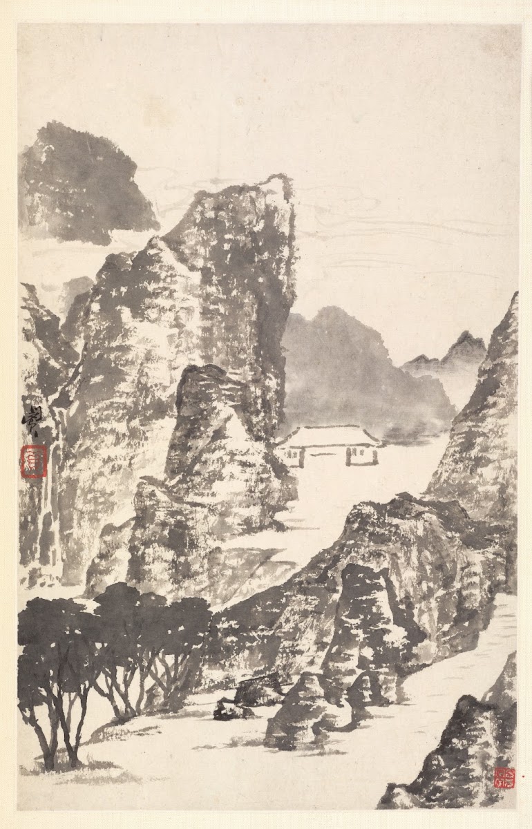 Landscape after Mi Fu 1788