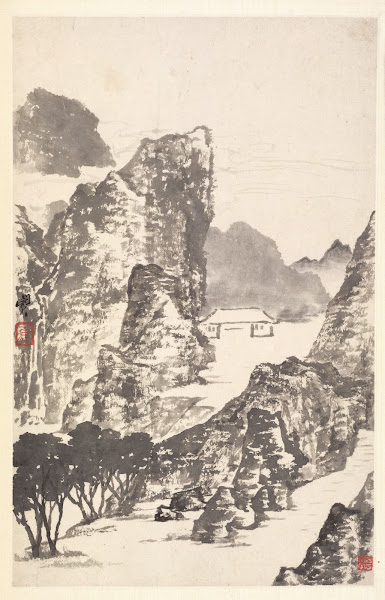 Landscape after Mi Fu 1788