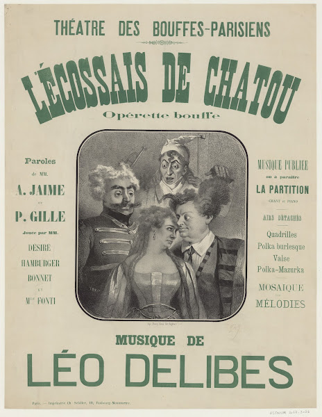 Théâtre des Bouffes Parisiens Lécossais de Chatou opérette bouffe 1869