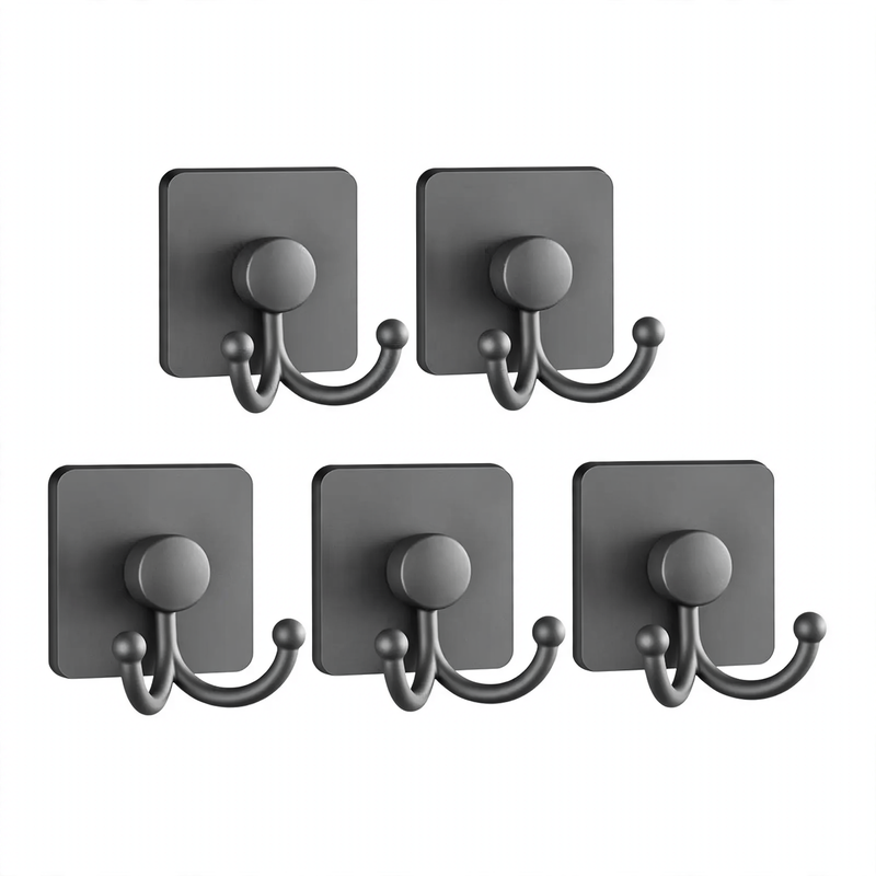 Stainless Steel Adhesive Hook, self-adhesive, without drilling