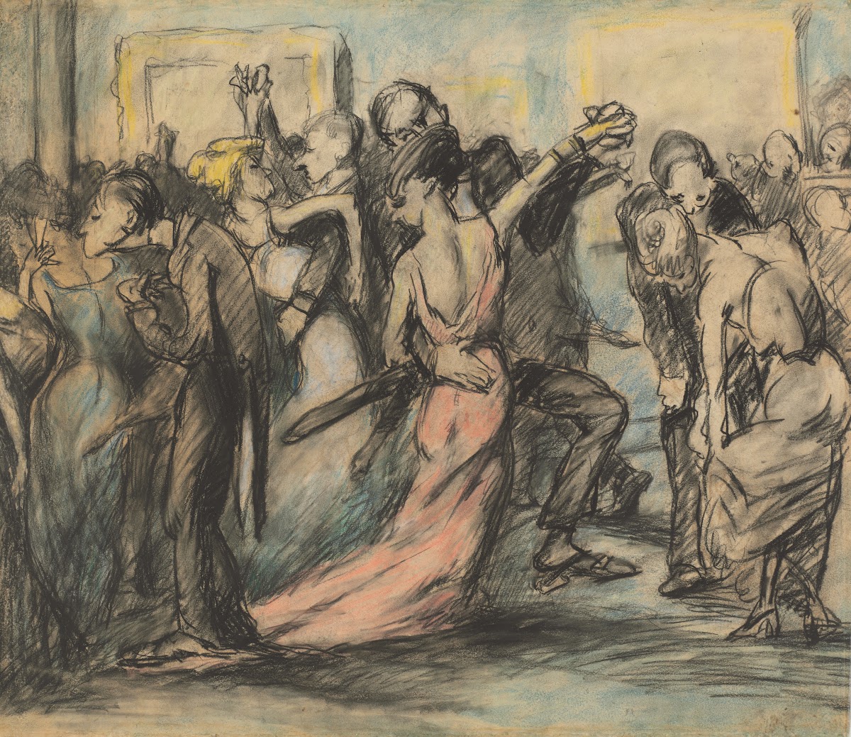Society Ball verso c 1907