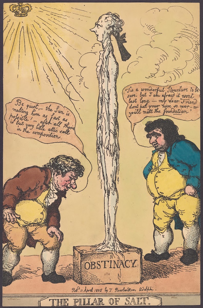 The pillar of salt 1805