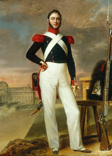 Marin Burty marchand de nouveautés en tenue de grenadier 1830
