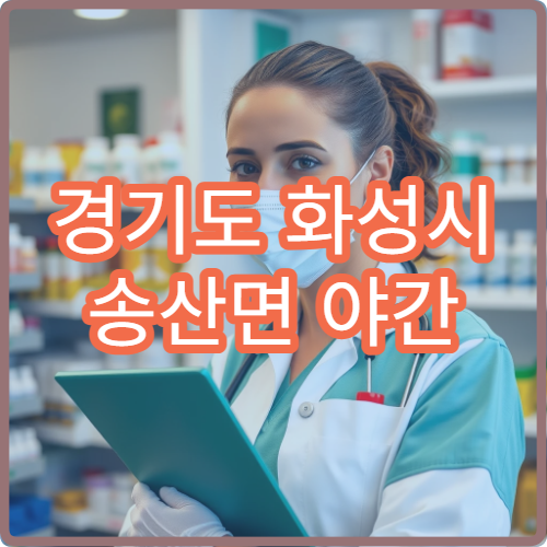 경기도 화성시 송산면 야간 정형외과 근골격계 통증 치료