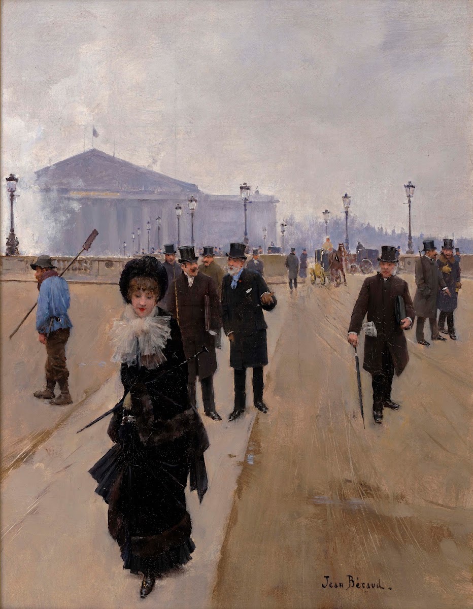 Scene From The Place De La Concorde 1875