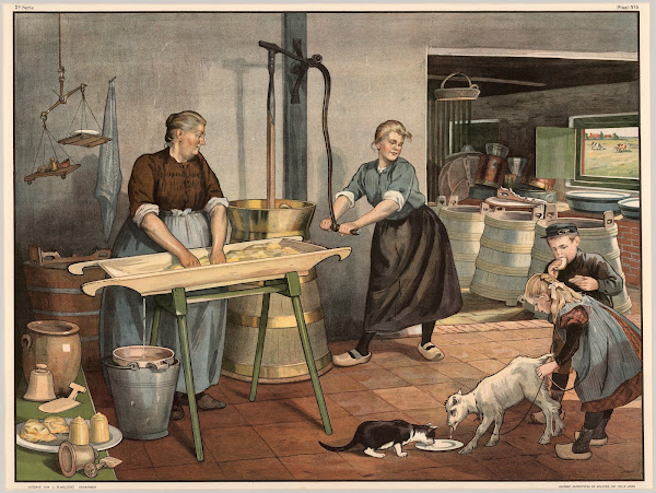De boterbereiding 1910