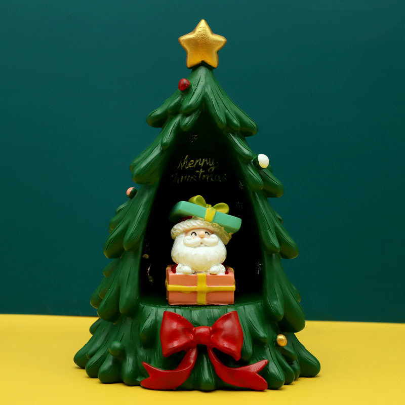 Santa Claus night light made of resin