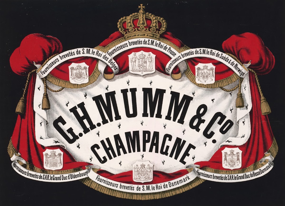 GH Mumm  Co champagne 1876