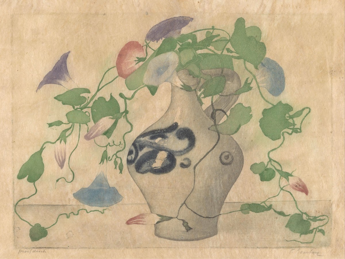 Winde in een kan van aardewerk 1896