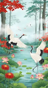 Macro Flower Petal with Morning Dew