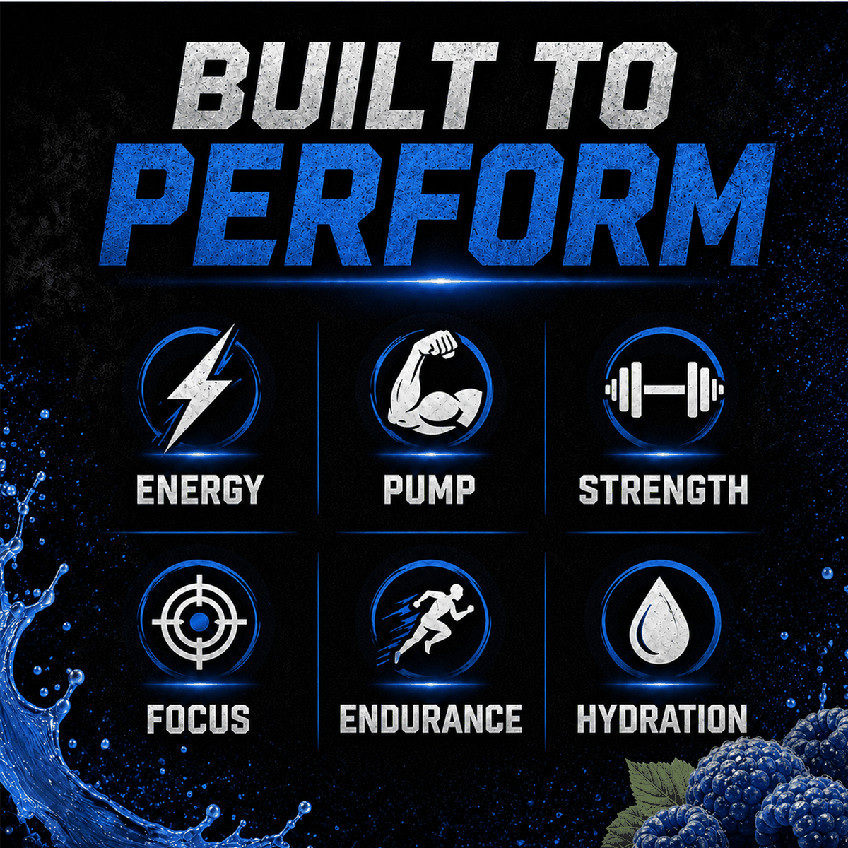 Absolute Nutrition Wolverine Pre workout — Blueraspberry, 450g