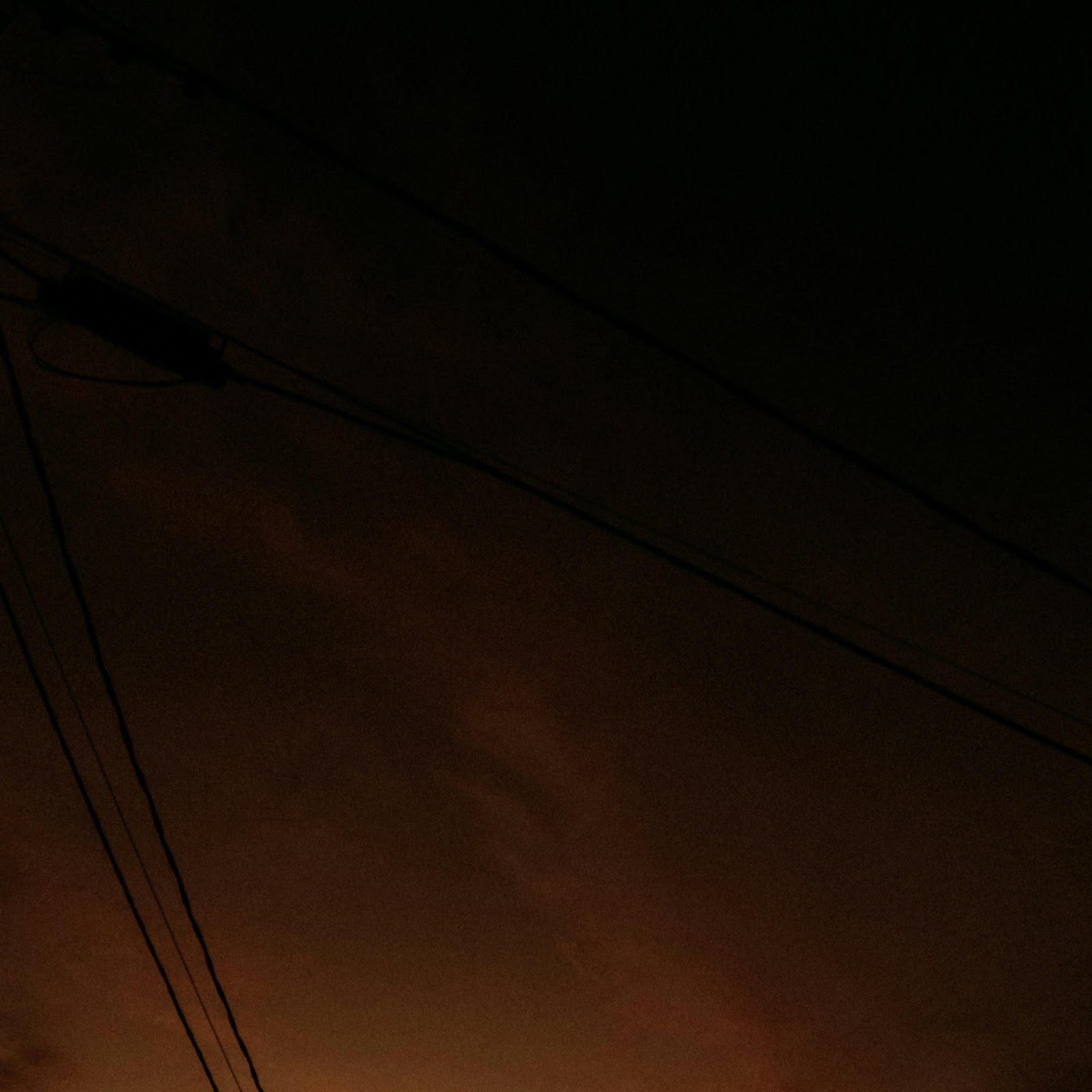 Download Dark Sunset With Power Lines 4K iPhone