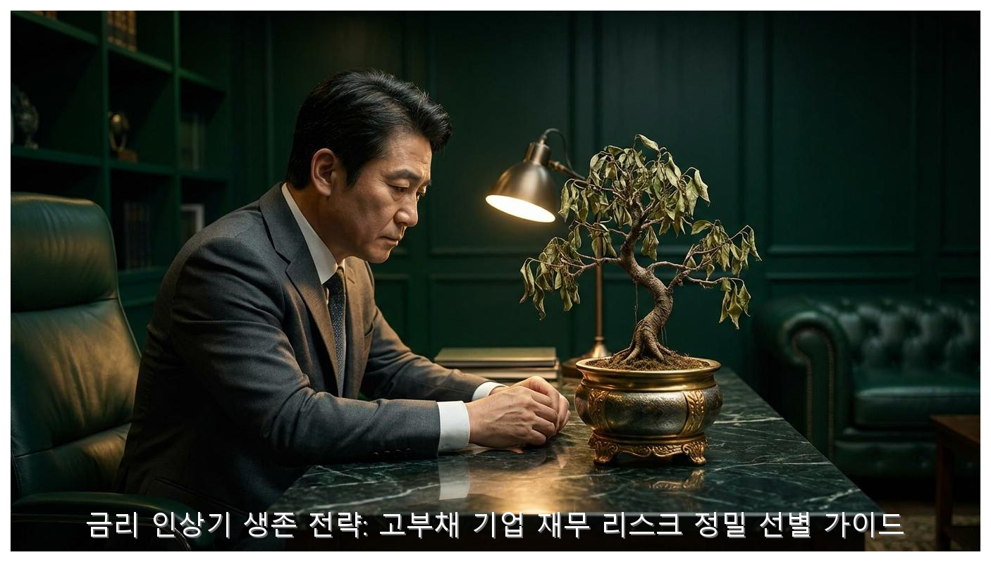 금리 인상기 생존 전략: 고부채 기업 재무 리스크 정밀 선별 가이드 핵심 안내 및 분석 인포그래픽 (2)